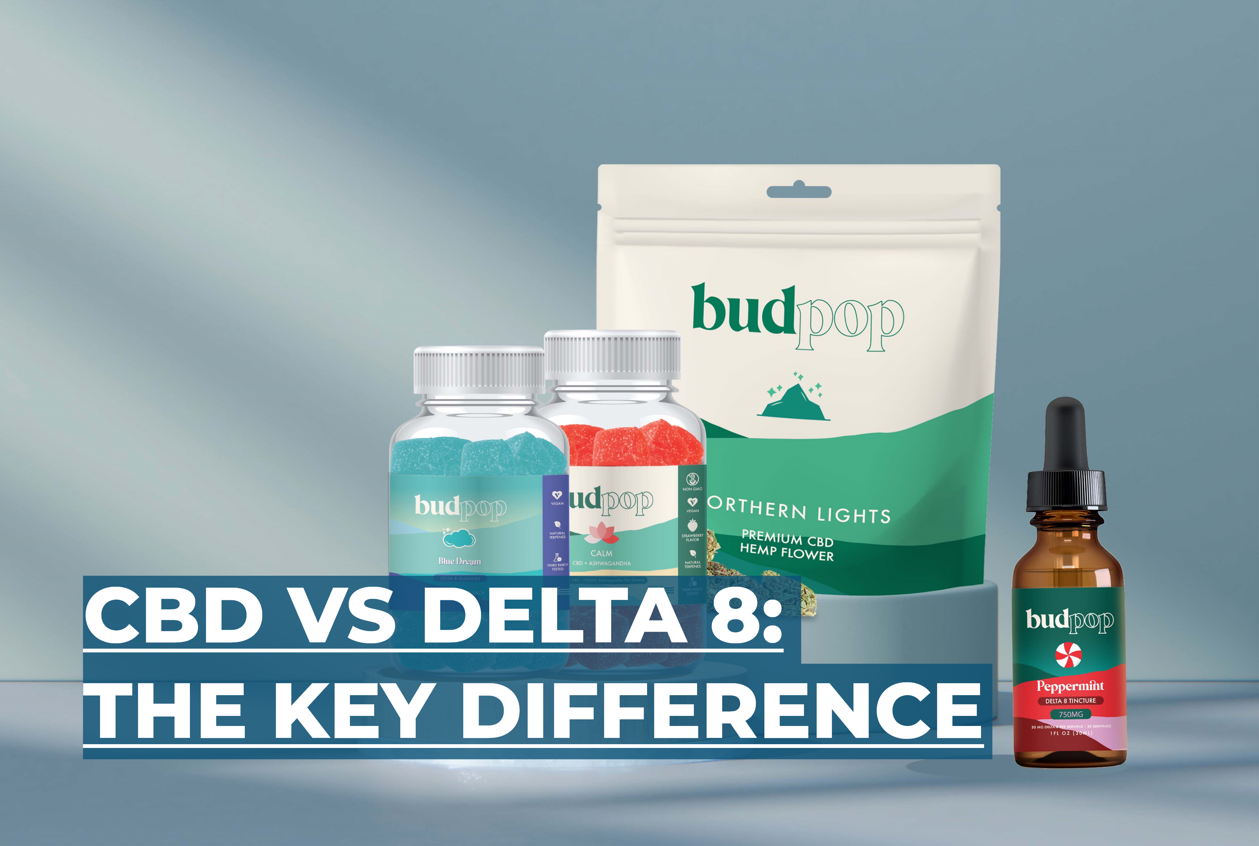 CBD VS Delta 8: The Key Difference (Which One To Choose?) - BudPop