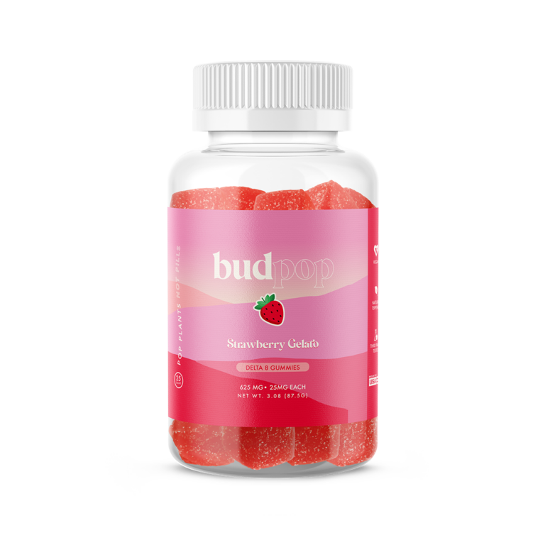 Strawberry Gelato Delta-8 THC Gummies