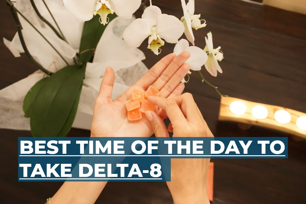 Best time to of the day to take delta 8