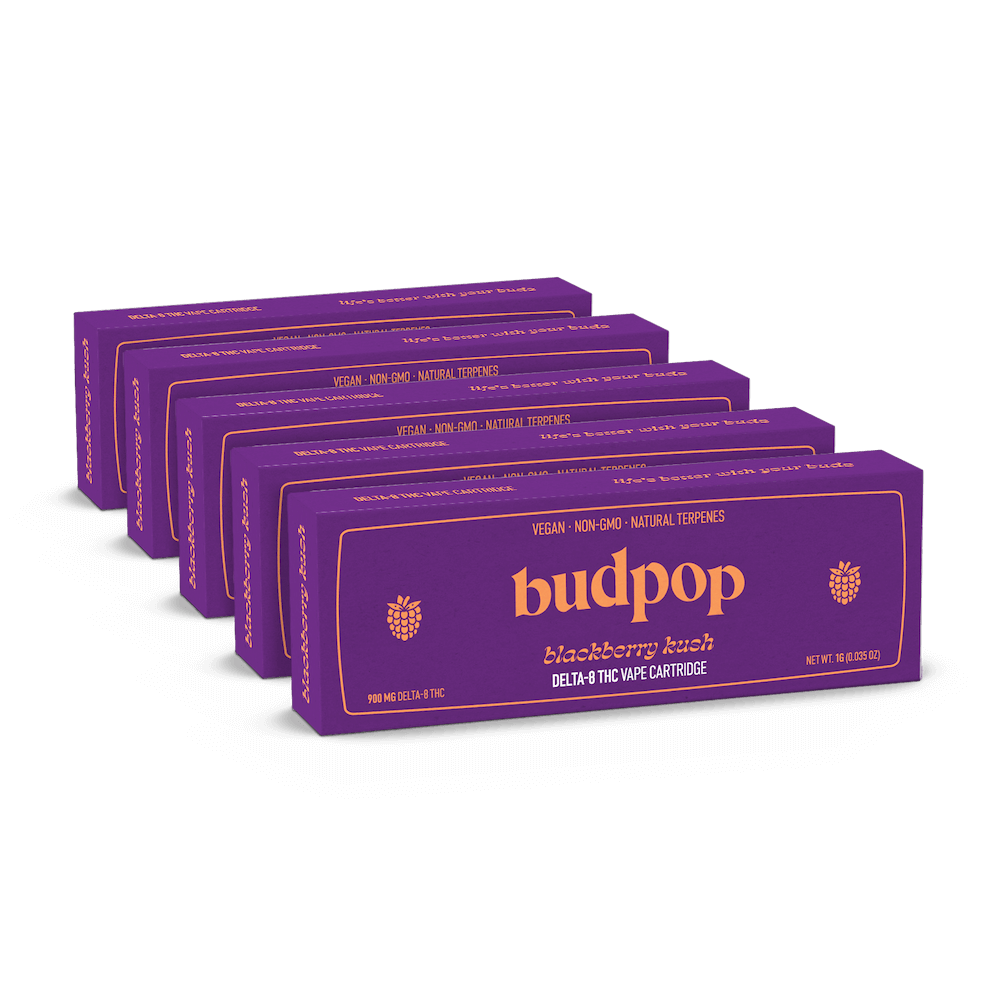 Blackberry Kush Delta 8 THC Vape – 1g / 5-Pack