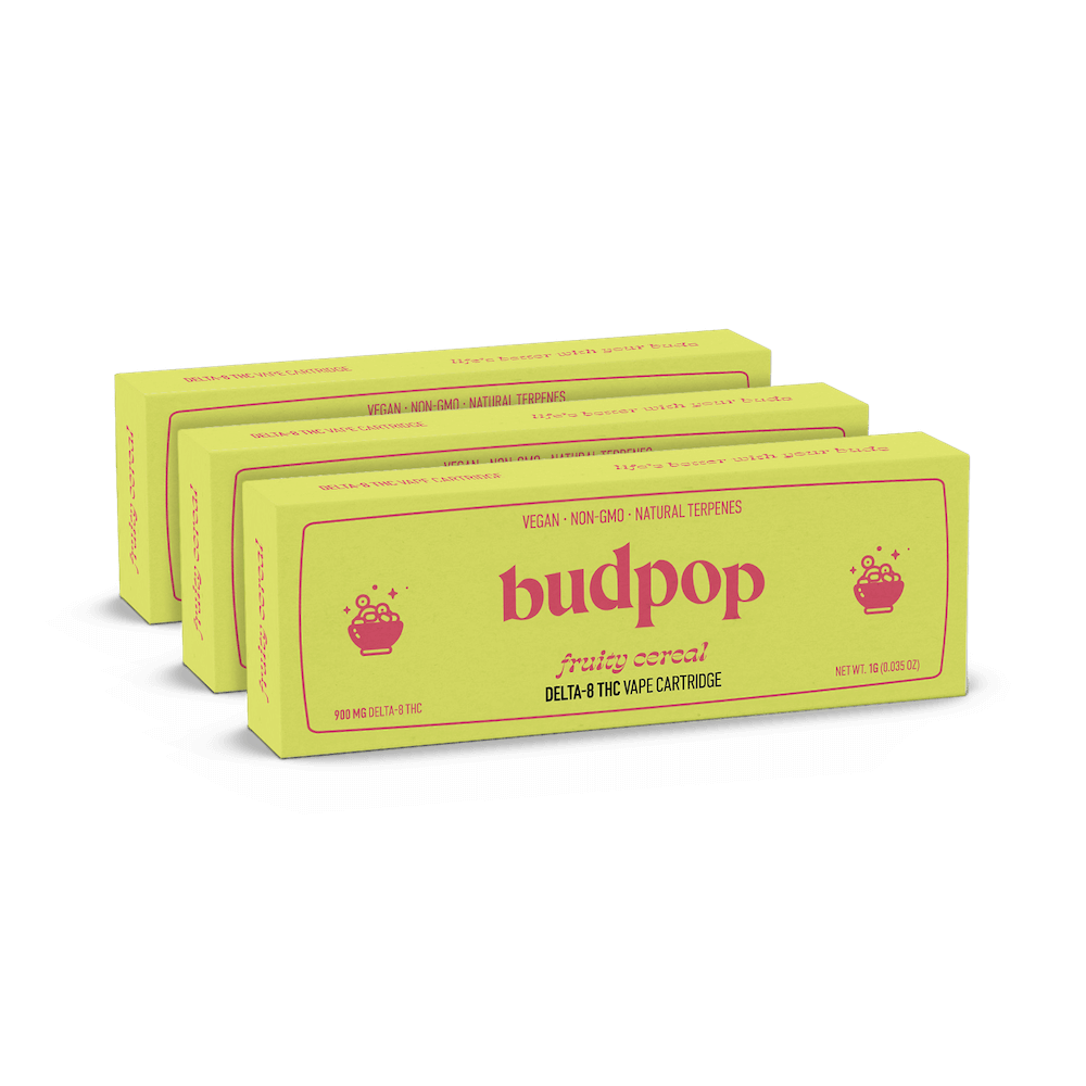 Fruity Cereal Delta-8 Vape Carts – 1g / 3-Pack