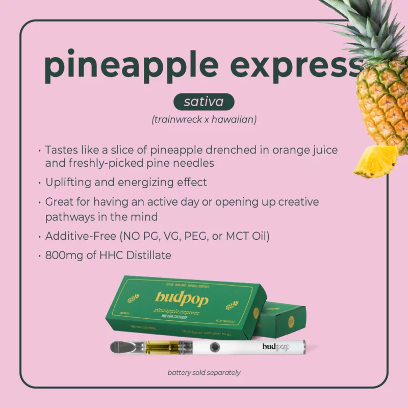 HHC Vape Cartridges Pineapple Express | BudPop