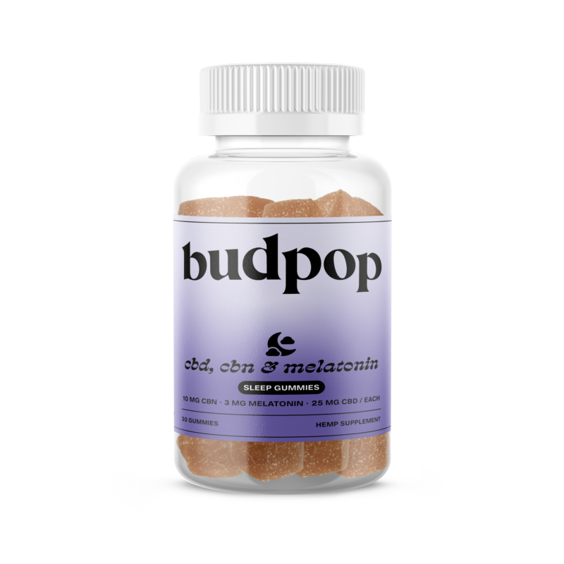 CBD + CBN Gummies For Sleep - BudPop