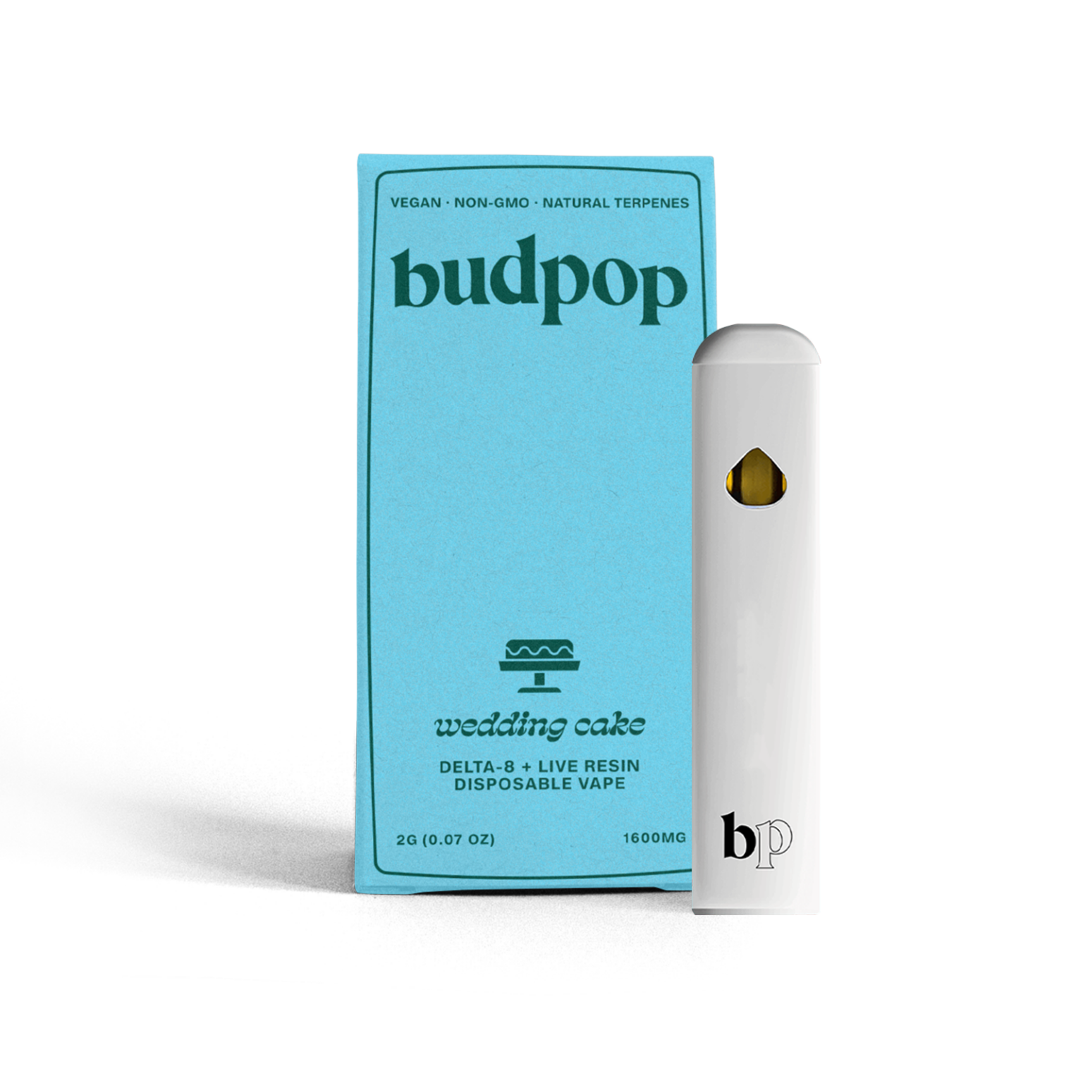 Delta 8 Disposable Wedding Cake Budpop