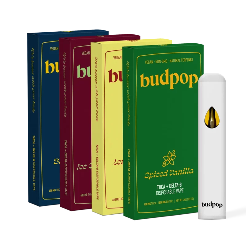 THCa Disposable Vapes - 4-Pack | BudPop