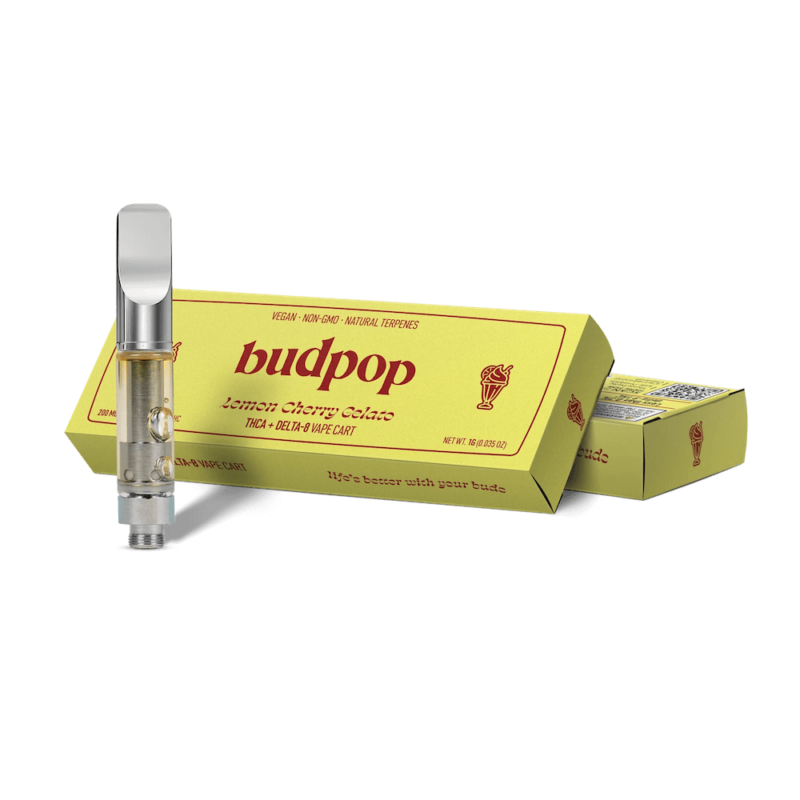 Lemon Cherry Gelato Vape Cartridge - THCa & Delta 8