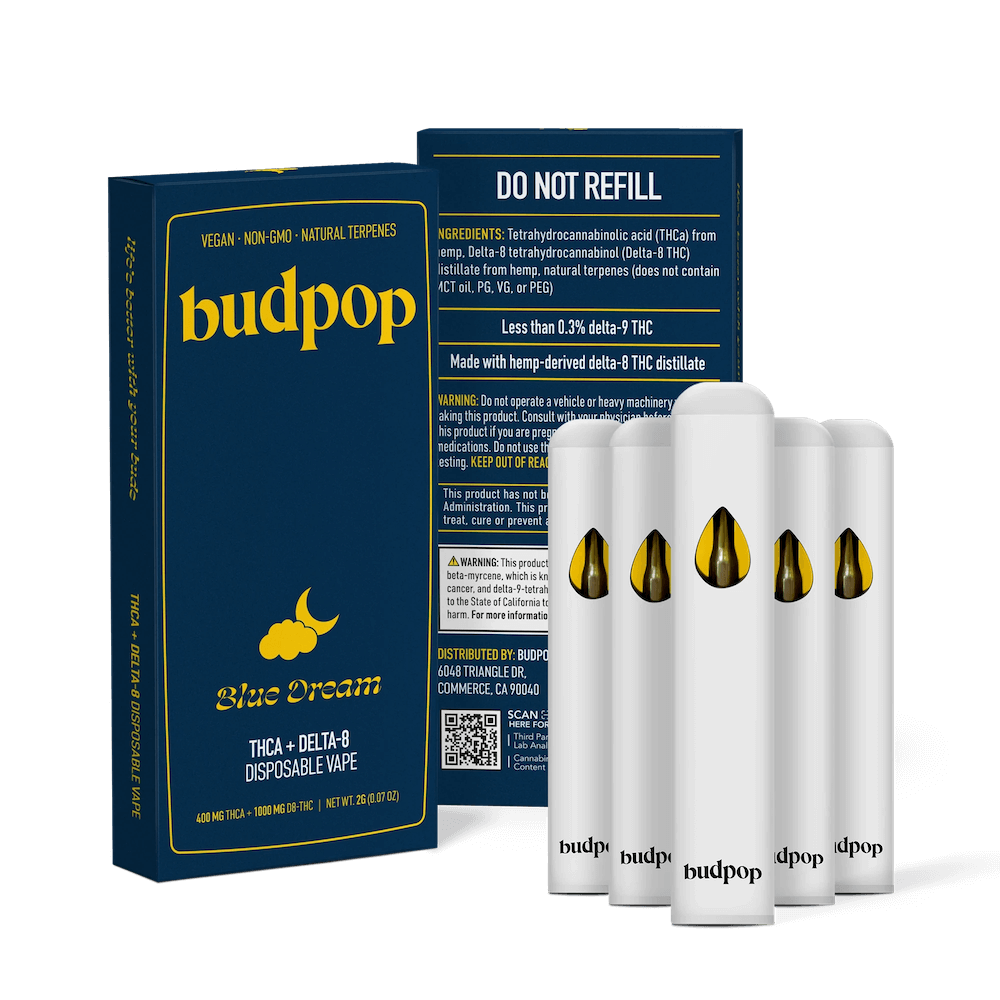 Blue Dream Disposable – THCa & Delta 8 – 5-Pack