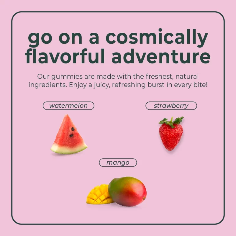 500 mg Edible - Sweet Magic Amanita Muscaria Gummy Cube - Image 10