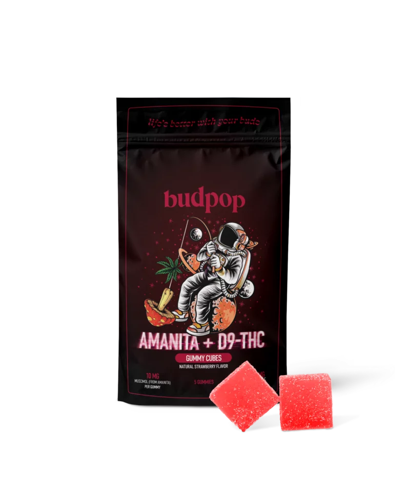 Amanita Muscaria Mushroom + D9 Gummies - BudPop