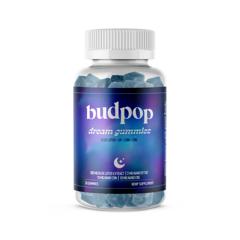 Blue Lotus+D9+CBG+CBN - Dream Gummies | BudPop