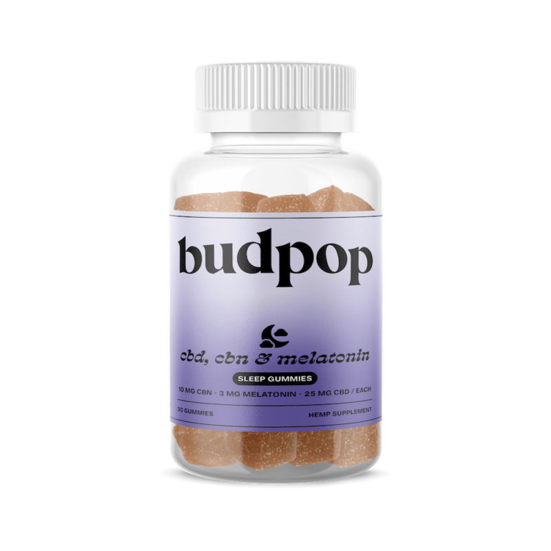 CBD + CBN Gummies For Sleep | BudPop