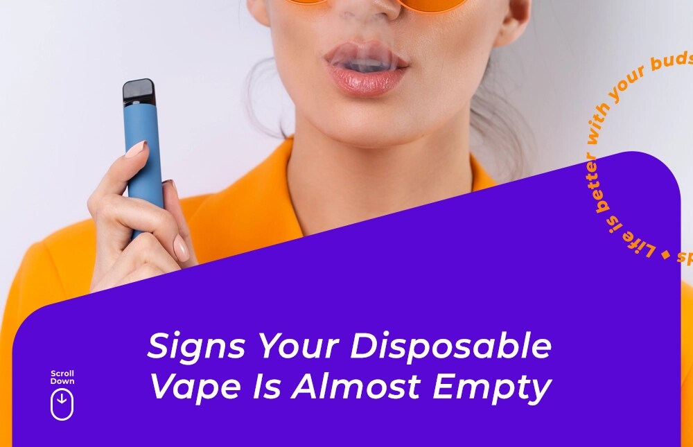 how to know when your disposable vape is almost empty