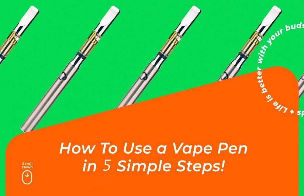 how to use a vape pen