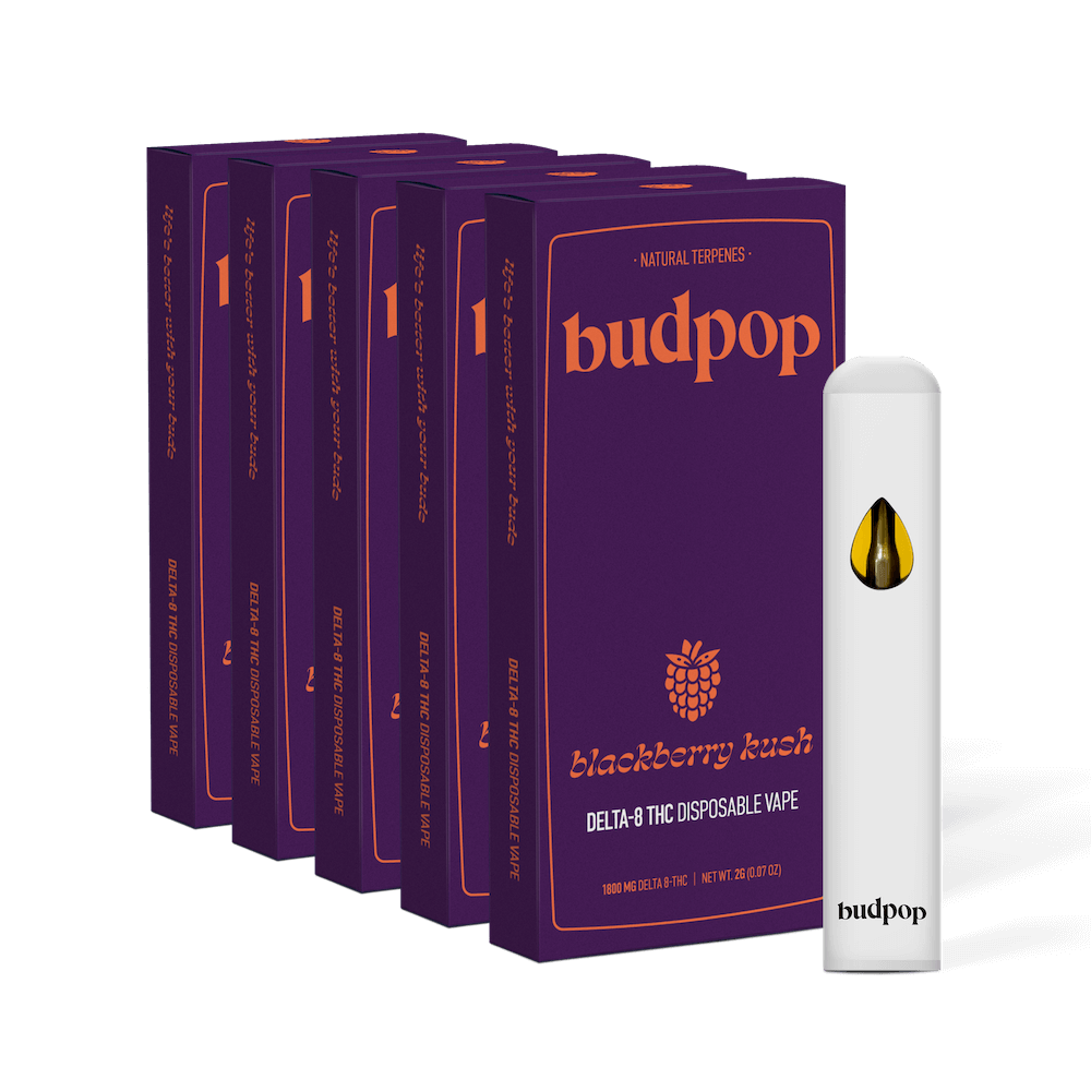 Blackberry Kush D8 Disposable Vape Pen – 2-Gram / 5-Pack
