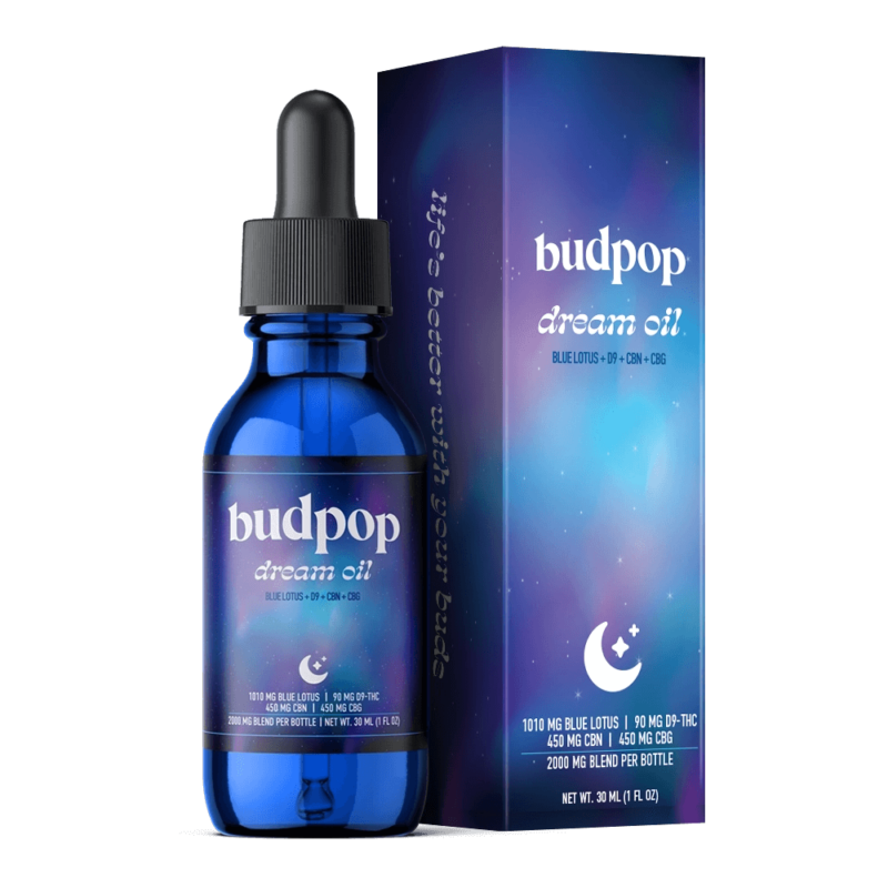 Blue Lotus Oil and Tincture - Dream Oil | BudPop