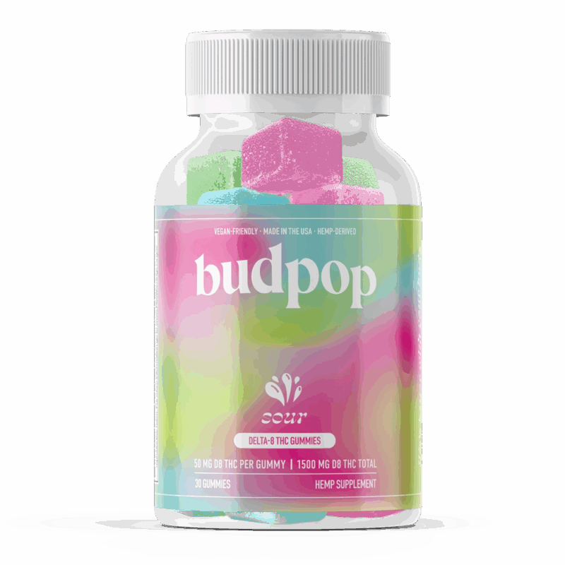 Delta-8 50mg Gummies - Sour - Image 3