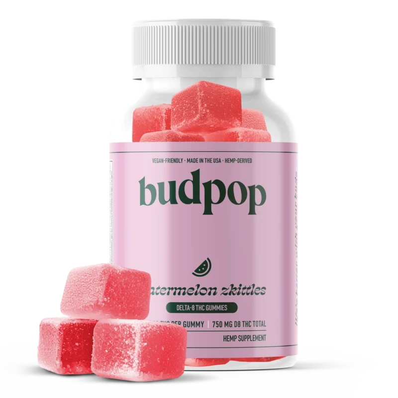 Delta-8 Watermelon Zkittlez Gummies (750mg)