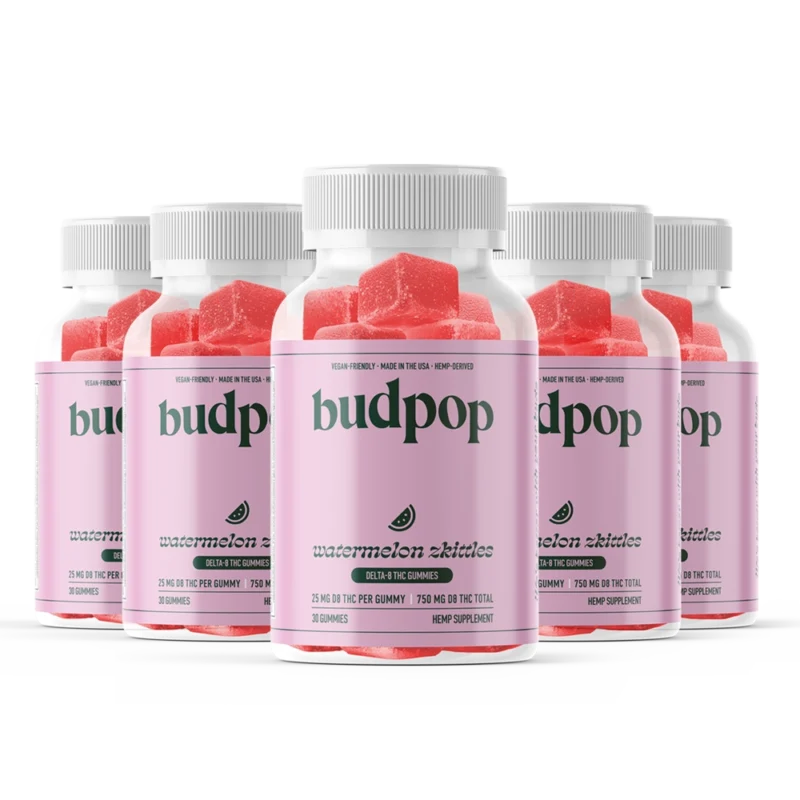 Delta-8 Watermelon Zkittlez Gummies (750mg) - Image 3