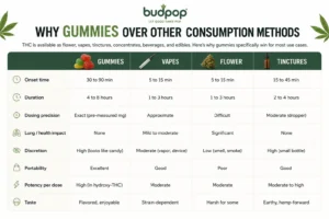 Why gummies over other consumption methods