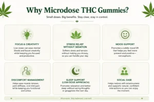 Why microdose THC gummies