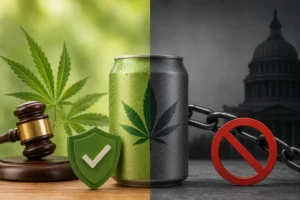 The federal status of hemp-derived THC drinks