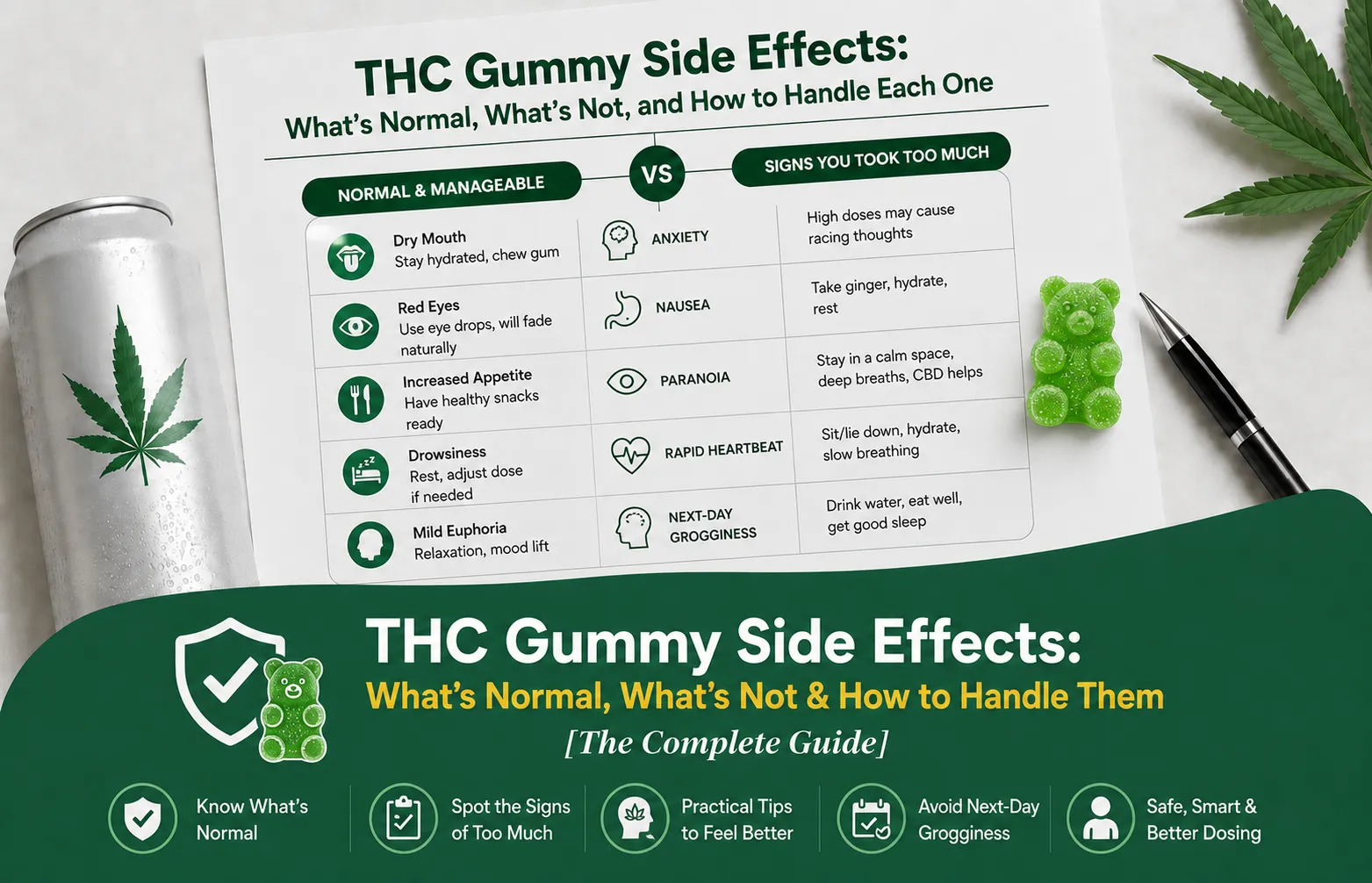 7 THC Gummy Side Effects What's Normal, What's Dangerous & Proven Fixes