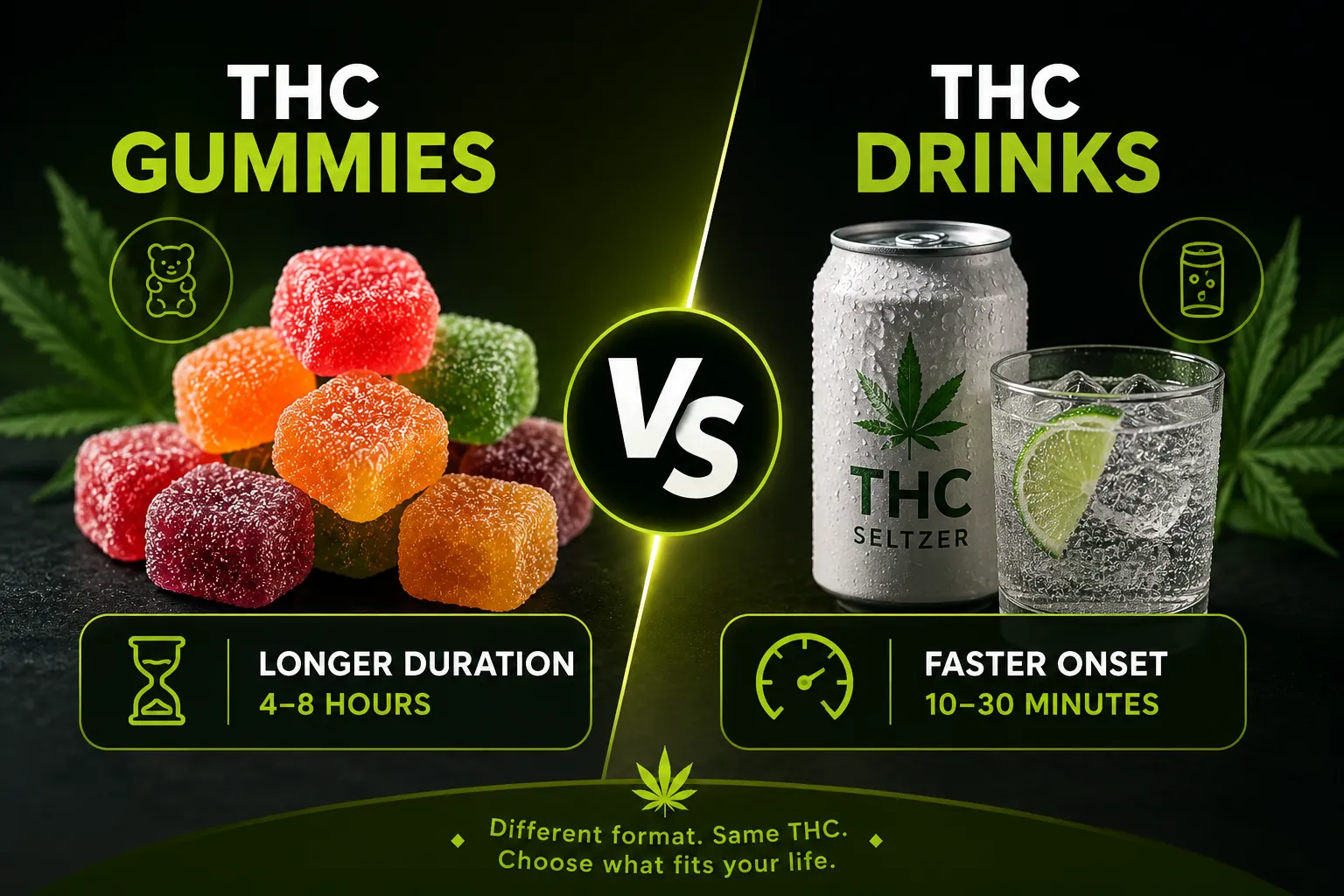 THC Gummies vs THC Drinks Which Is Better in 2026