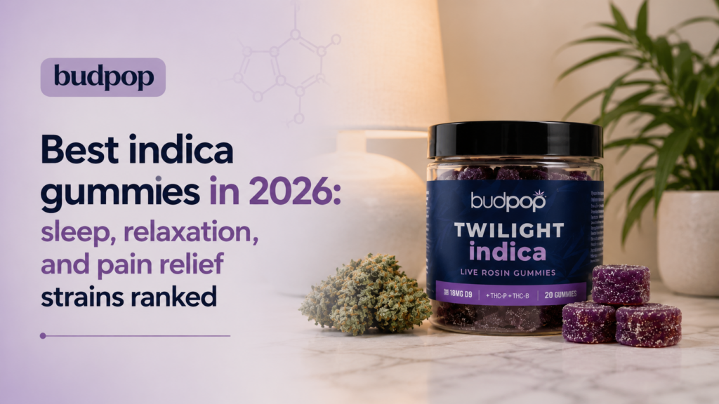 Best indica gummies in 2026 sleep, relaxation, and pain relief strains ranked
