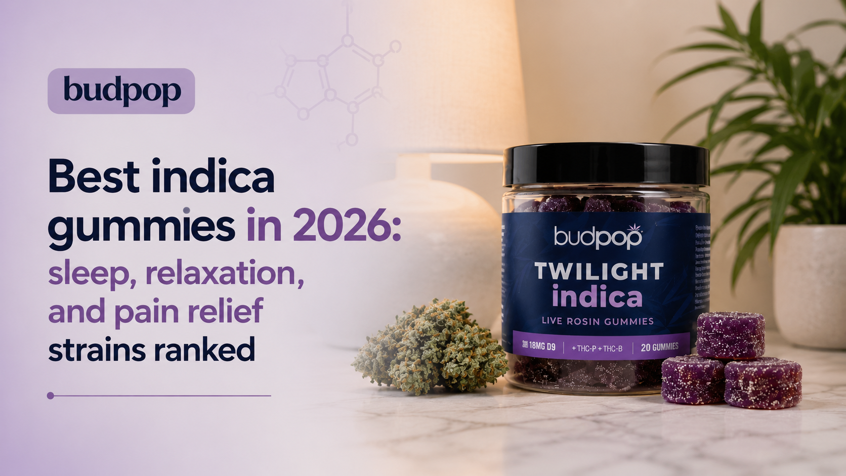 Best indica gummies in 2026 sleep, relaxation, and pain relief strains ranked