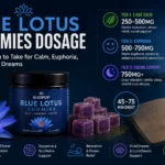 Blue lotus gummies dosage how much to take for calm, euphoria, and lucid dreams