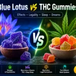 Blue lotus vs THC gummies effects, legality, and which one fits your evening
