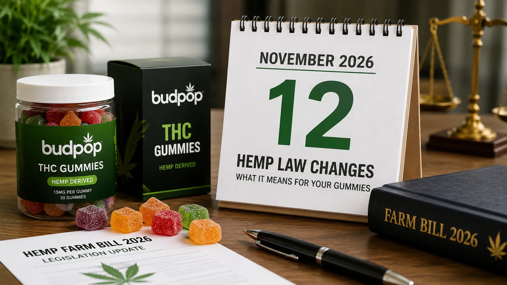 Hemp Farm Bill 2026 what changes November 12 and how it affects your gummies