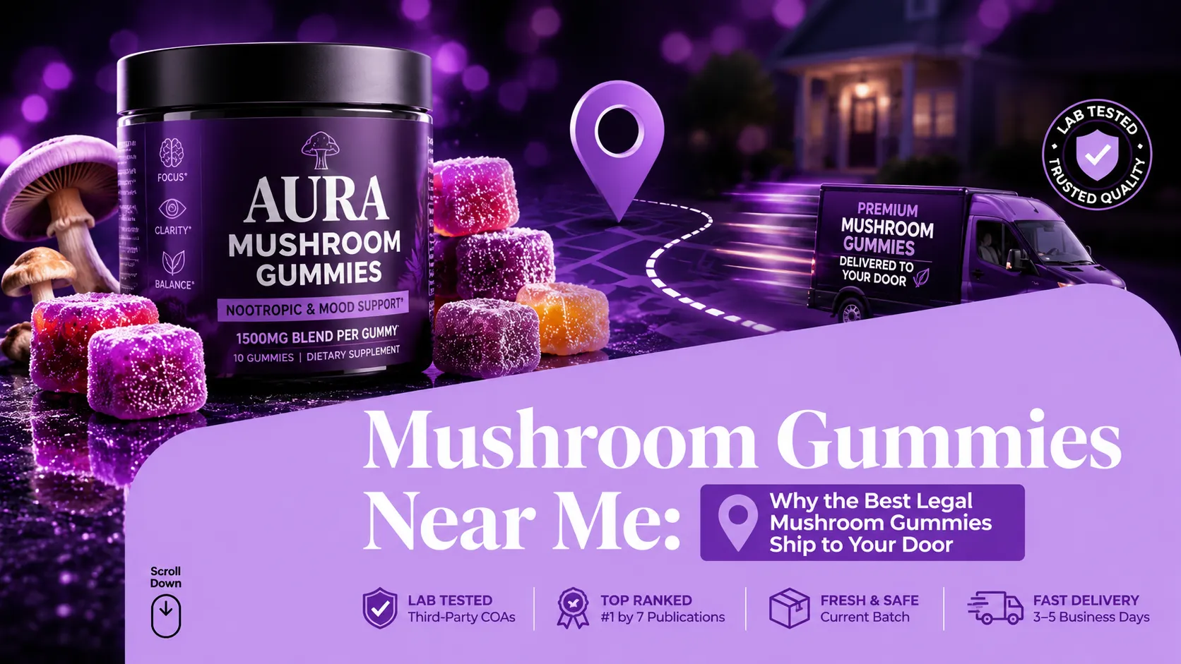 Mushroom gummies near me: why the best legal mushroom gummies ship to your door | BudPop