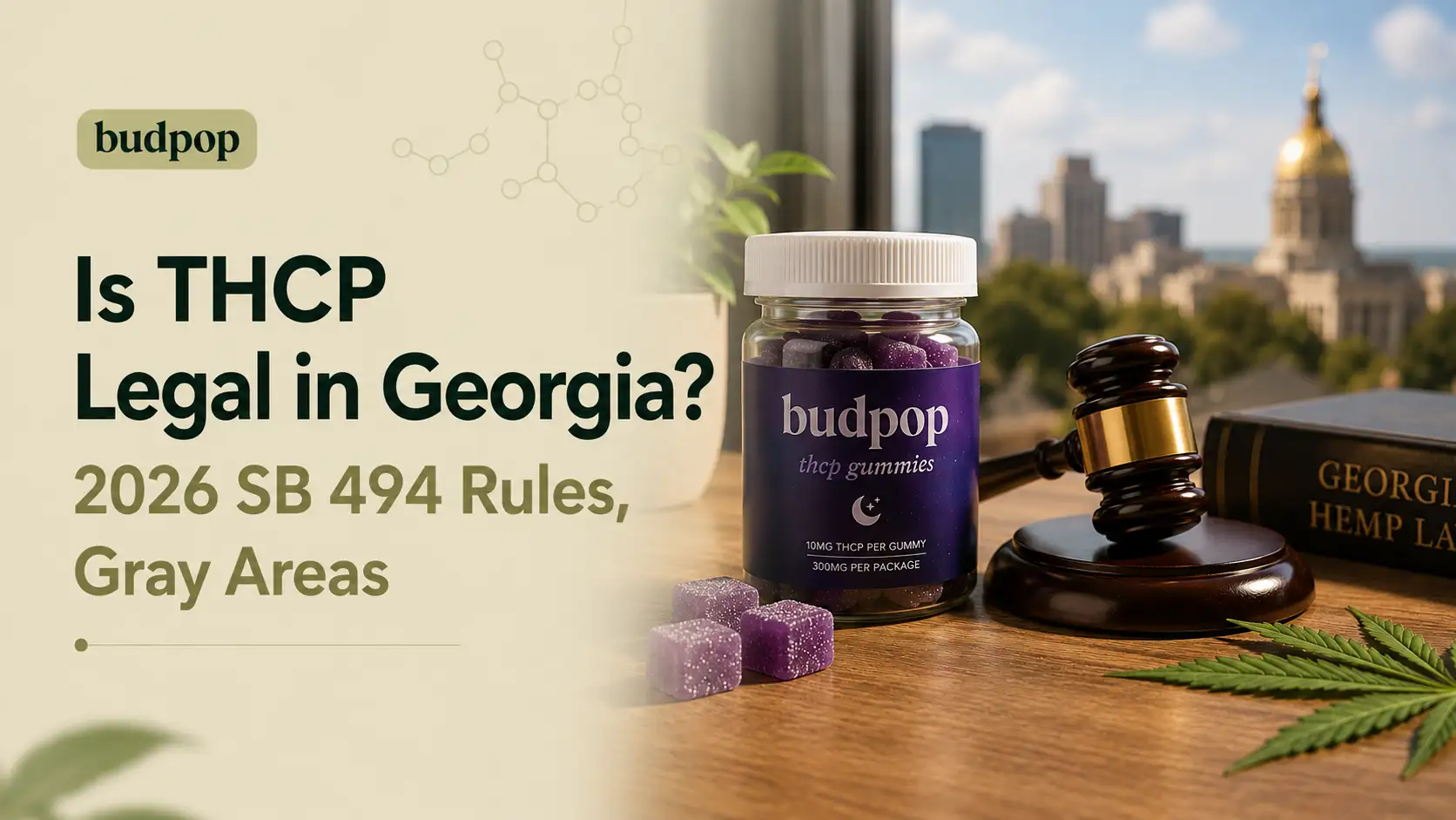 s THCP Legal in Georgia 2026 SB 494 Rules, Gray Areas