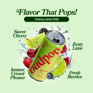 Cherry Lime Chill THC Soda - Flavor Notes