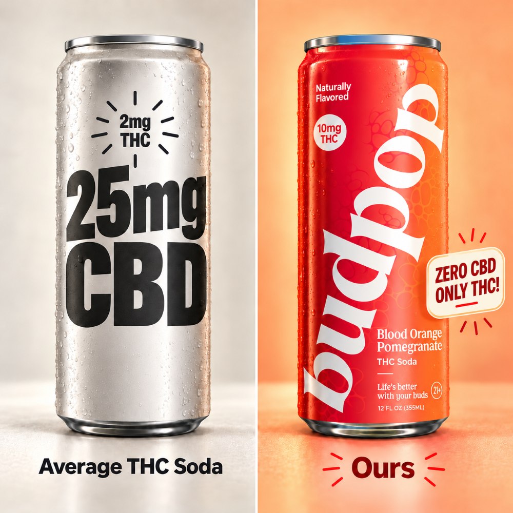 average thc soda vs blood orange pomegranate budpop thc soda