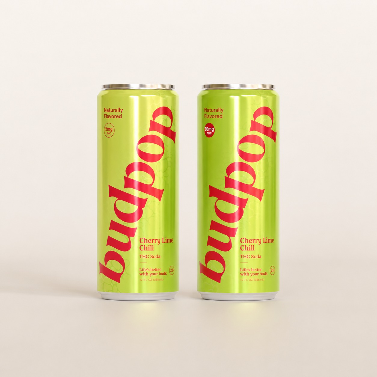 cherry lime chill 5mg and 10mg thc soda cans
