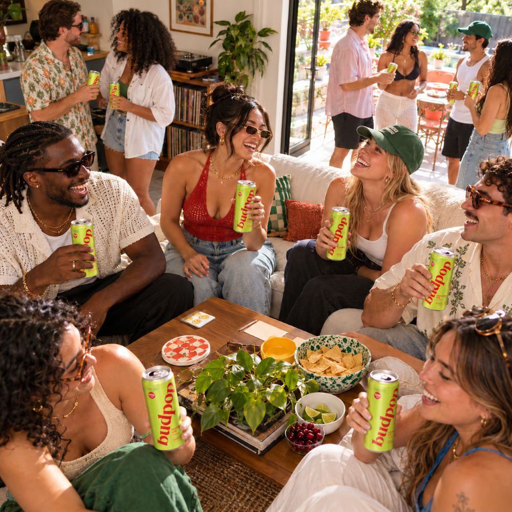 Cherry Lime Chill THC Soda sunlit budpop cherry lime chill day party