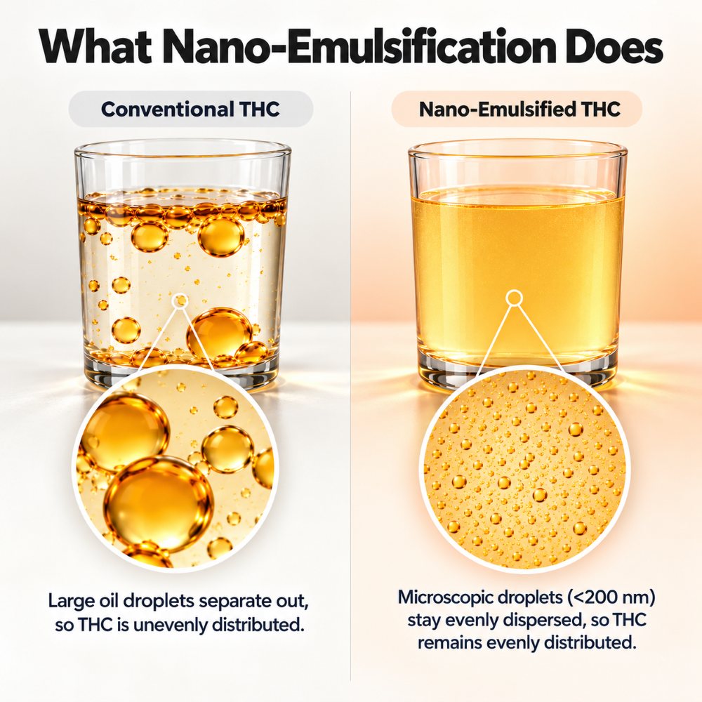 what nano-emulsification does in a thc soda budpop thc sodas